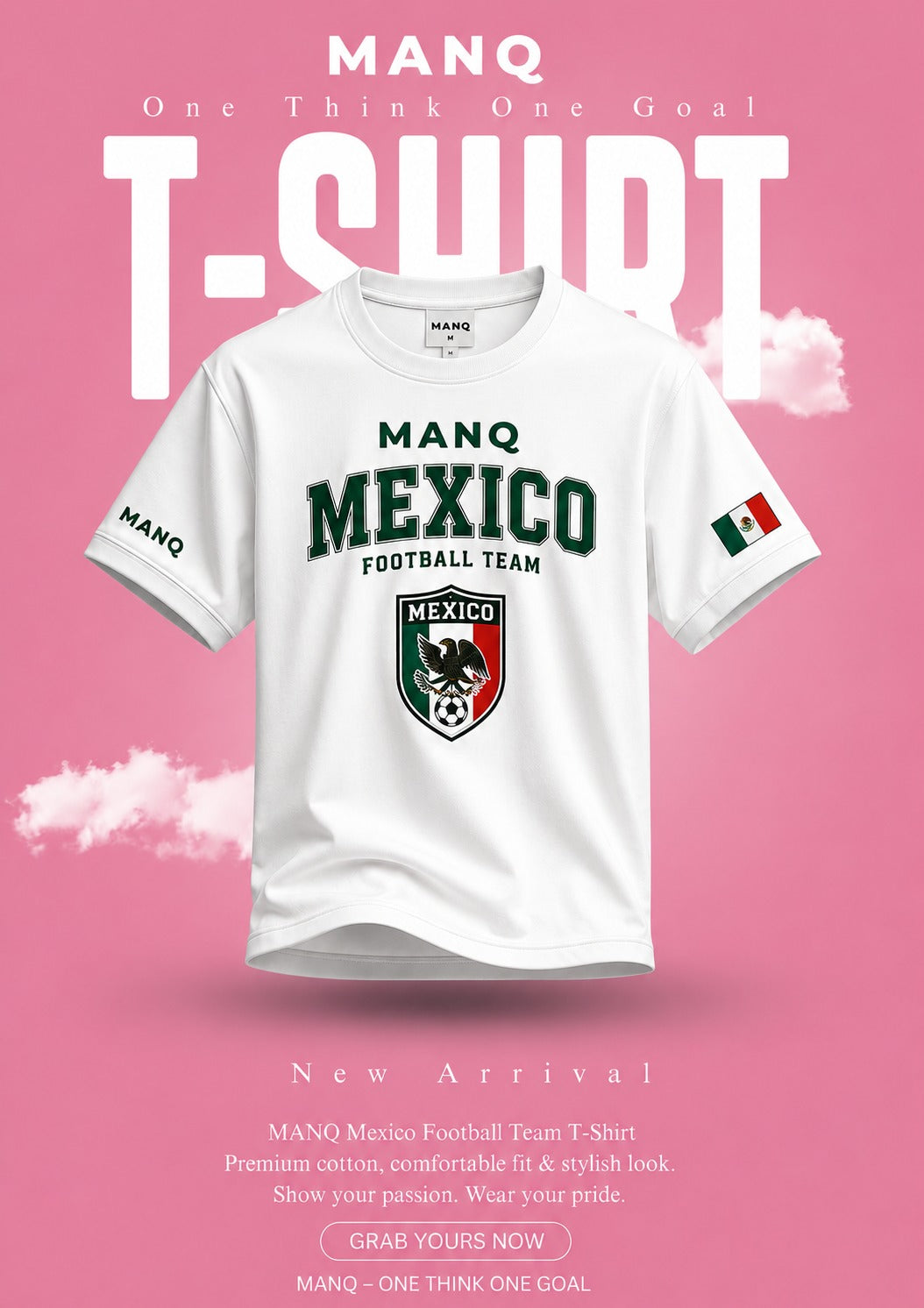 MANQ Mexico Fifa Oversize T-shirt | MANQ FOOTBALL SERIES